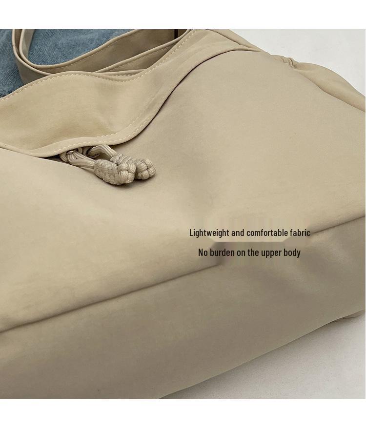 2025 Spring/Summer Versatile Large Capacity Korean Style Tote Bag for Women - Casual and Stylish Cloth Bag for Students