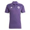 Manchester United Tiro 25 Competition Polo Shirt Aurora Plum/Black/White Men Tops Red JP3105