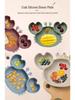 Silicone Suction Crab Plate: Divided Baby Tableware for Feeding & Weaning