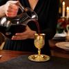 Tarnish Proof Kiddush Cup Set Zinc Alloy Wine Goblet Set Stemmed Wine Cup  Festivals