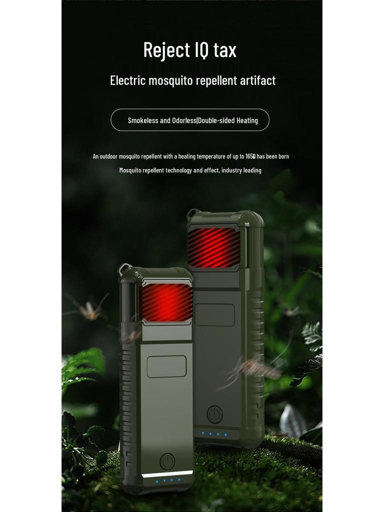 Portable Lithium Battery Mosquito Repellent: Wireless Electric Mosquito Killer & Insect Repellent for Camping