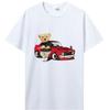 Men's Graphic T-shirt Teddy Bear Race Car T Shirt Cotton Short Sleeve Tees Oversized Streetwear Men Clothing Oversized 43003