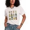 Flafens Graphic Tees T Shirts for Women - Cute Womens T-Shirts Cotton Tshirts Tops Teens Girls