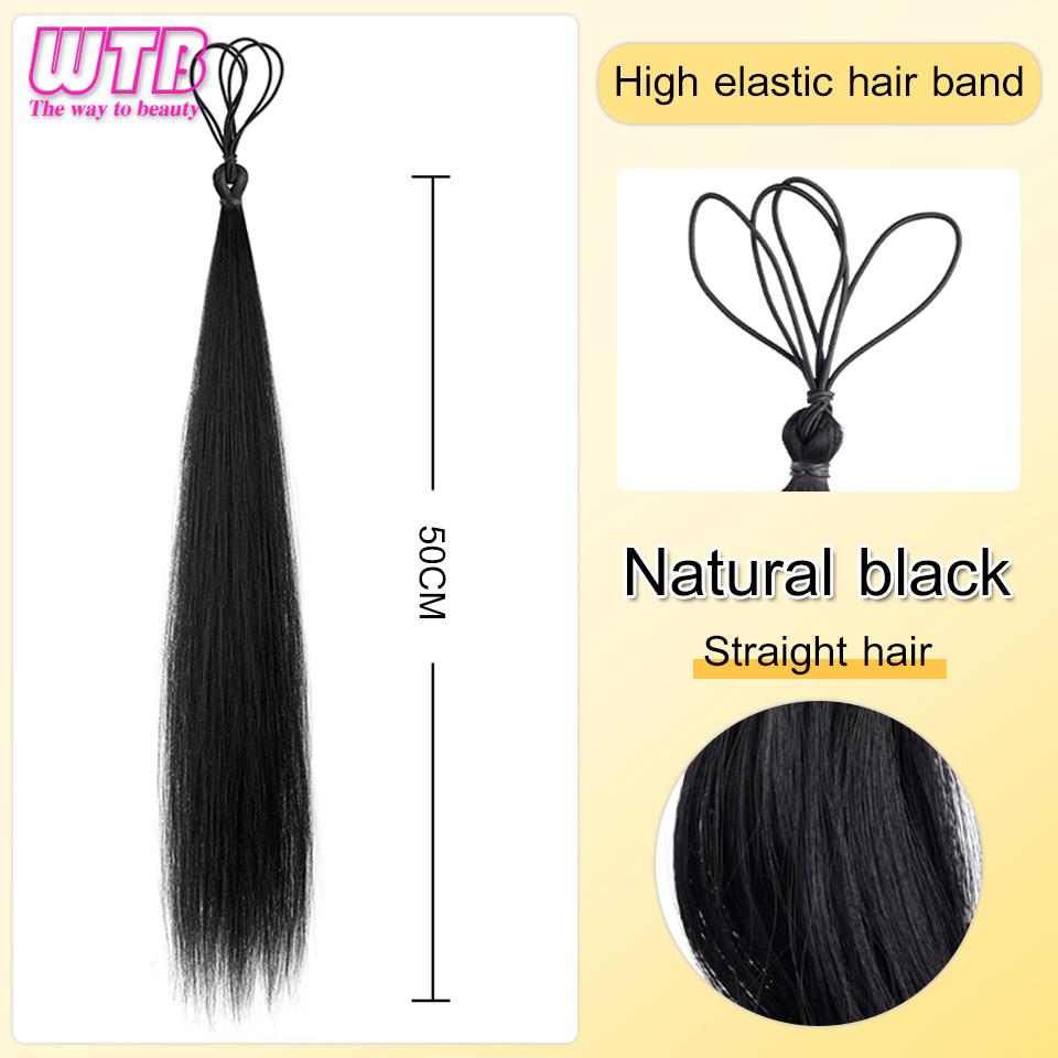 Ønskes kjøpt Syntetisk hår Selvviklende Hårbunt Kulehode Parykk Alt-i-ett Blomsterknopp Hårknute Hårpose Luftig Naturlig Hårvolum