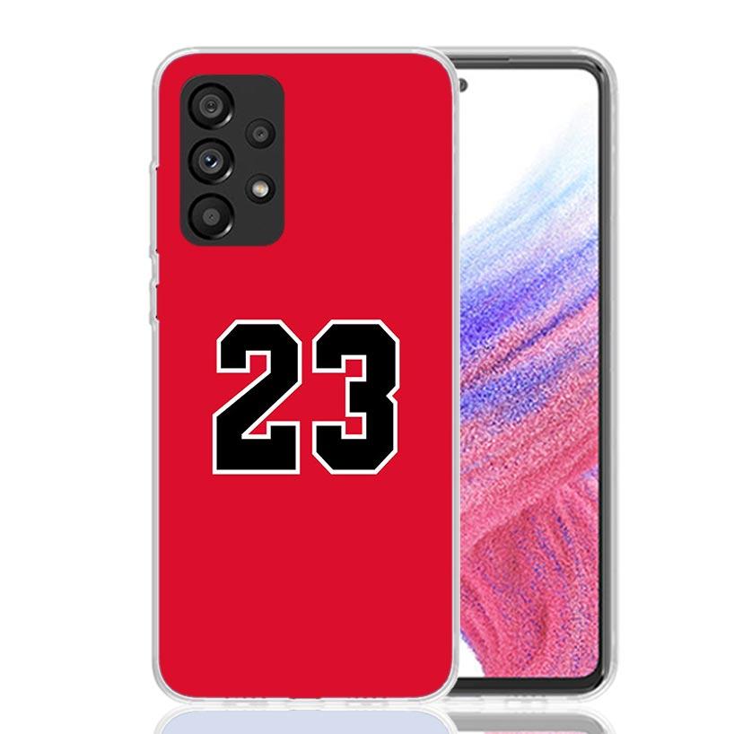 Basketball 23 24 8 Number Phone Case For Samsung Galaxy A13 A14 A15 A16 A17 A53 A54 A55 A56 A33 A34 A35 A36 A23 A24 A25 A26 A05S Samsung A05S