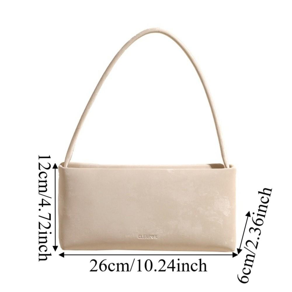 Small Size Crossbody Bag Underarm Design PU Leather Bag New Trendy Shoulder Bag  Travel