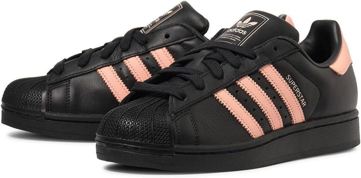 Adidas Superstar II Core Size W, Black/Light Pink, JH7072, 25.0cm