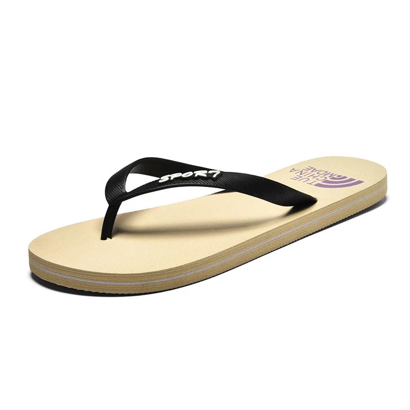 Genuine Mens Slipper for Men Living Room Slippers for Man Men's Summer Sandals Summer Shoes Sale Male Shoes Sneakers Flip-flops