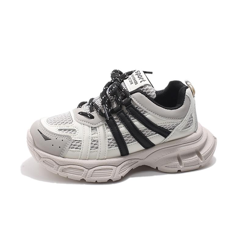 

Детская мода Four Seasons Дышащая повседневная обувь для детей Бег Спорт Студенты Девочки Трендовые удобные кроссовки для спортзала 26 чёрный