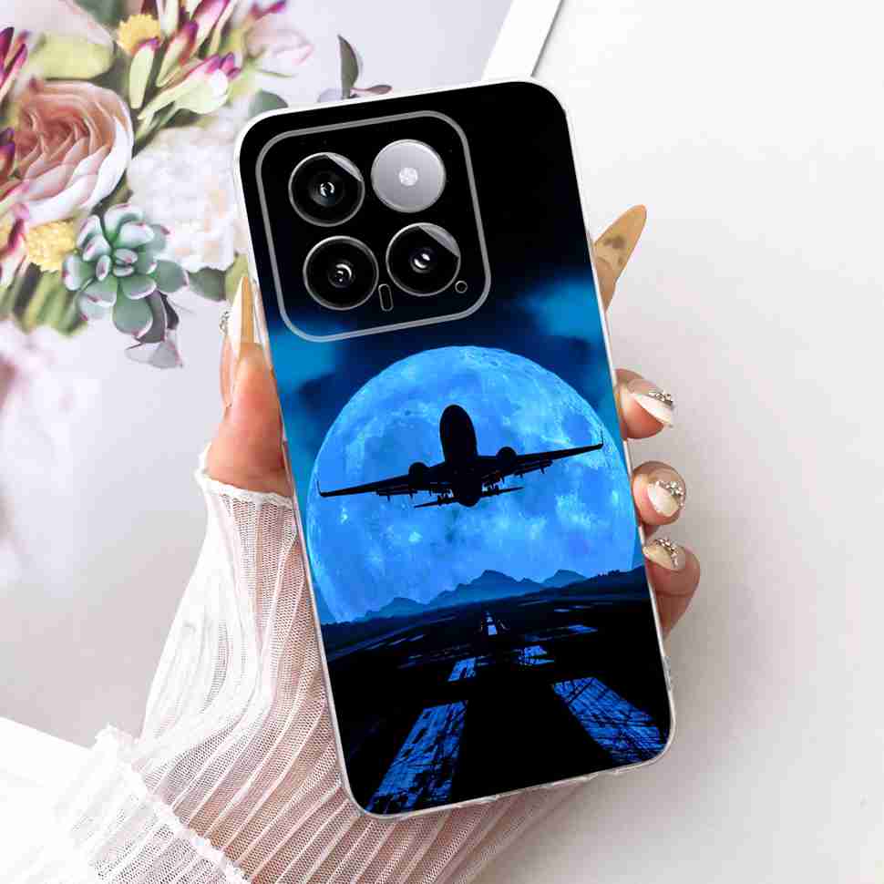 For Xiaomi Mi 14 5G 23127PN0CC Case Fashion Dragon Butterfly Silicone TPU Cover For Xiaomi Mi14 5G 6.36" 23127PN0CG Phone Shell