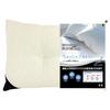 Merry Night Washable Pillow, Made In Japan, 100% Cotton, Made with Fulltect Antiviral Fabric, Approximately 35 X 50 Cm, Cream