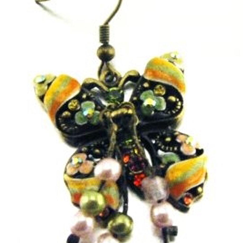 Les Trésors De Lily [C7916] - Boucles Créateur 'Les Romantiques' Vert