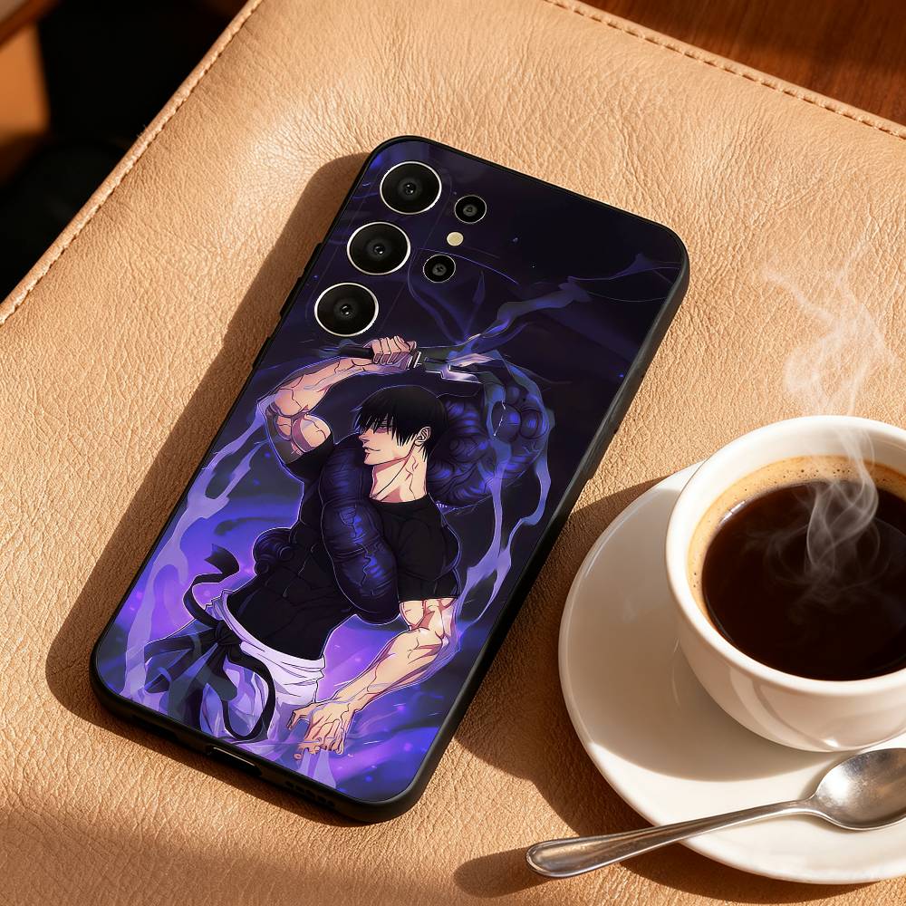 Toji F-Fushiguro Jujutsu K-Kaisen Phone Case For Samsung S26,S25,S24,S21,S22,S23,S30,Ultra,S20,FE,Lite,10,9,Black Cover