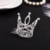 Korean Style Rhinestone Princess Crown Headwear for Girls
