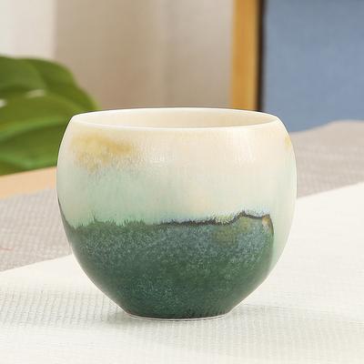Ceramic Teacup Large Master Cup Japanese Retro Coarse Pottery Kung Fu Tea Set Tea Cup Kiln-changed Tea Bowl Single Cup
