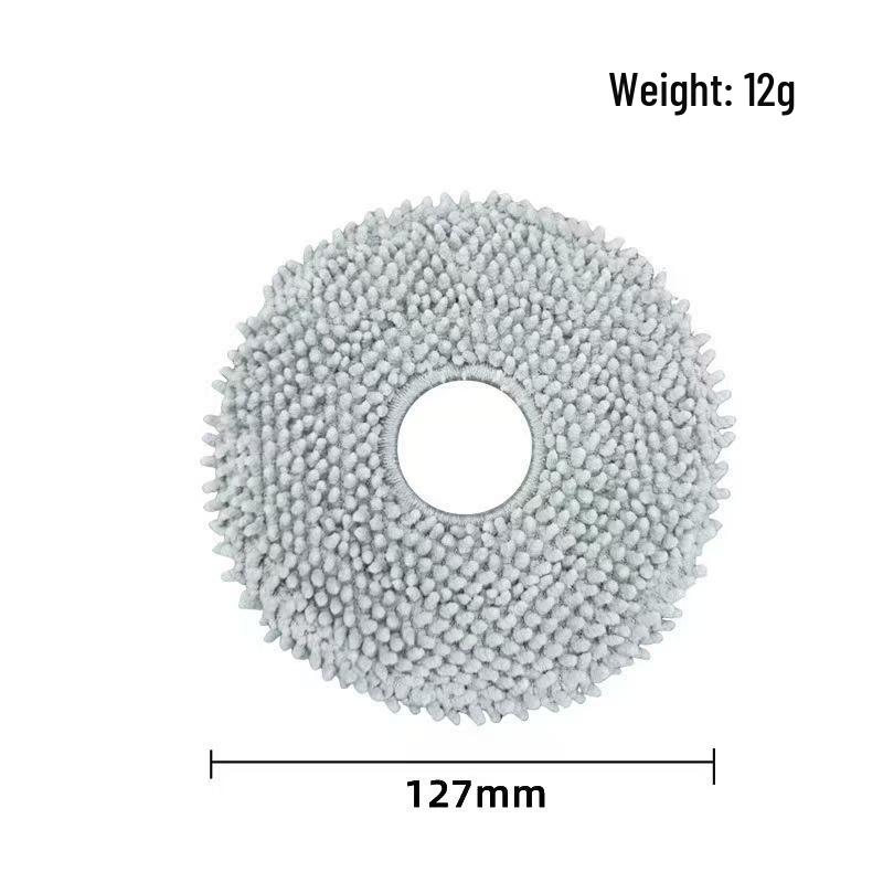 Roborock Q Revo P10 Compatible Consumables: Main Brush, Side Brush, Dust Bag, Mop, Filter.