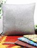 Yuga Metallic Silver Sequin Throw Cushion Cover Glitter Pillow Wedding Decor Lounge 12 X 12