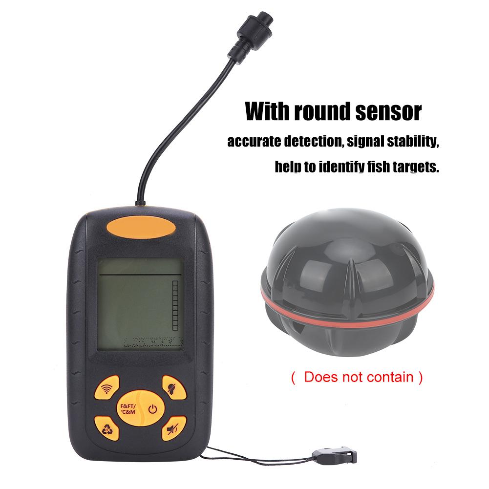 Portable Fish School Oltrasonic Fishfinder Fishing with LCD Display 0.4M 100M