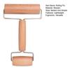 Wood Rolling Pin Non-Stick Dough Roller for Pizza Pastry Ergonomic Mini Dough Rolling Pin Easy-Clean Essential Baking Tool for Home Kitchen