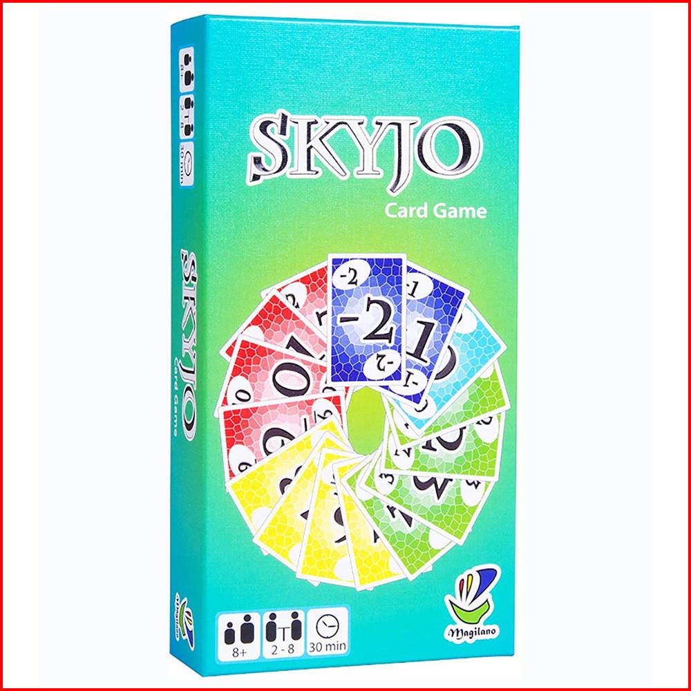 Classic Skyjo Table Card Game For Leisure Gathering Paper Material Game Toy