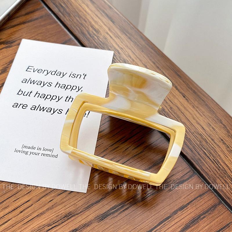 Hair Elegant Acetate Claw Clip With Minimalist Design For Effortless Perfection Updo