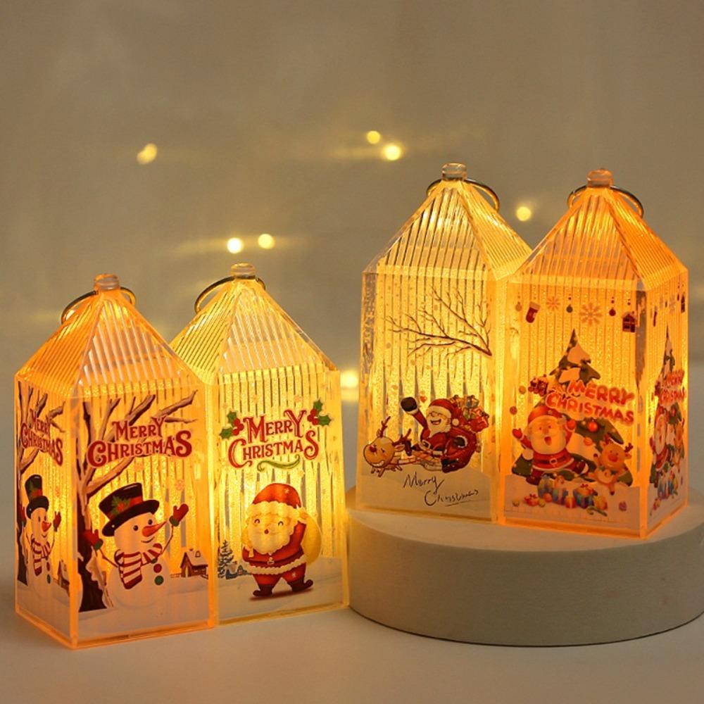 Handheld LED Lights Christmas Lantern Tabletop Decor Light Decoration Light  Christmas Decorated