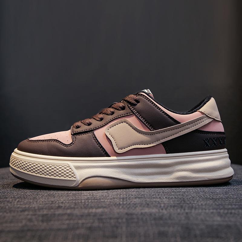 Small White Shoes Women's  Winter New Thick-soled Color Matching Casual Sports Panda Sneakers