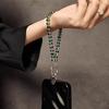 Eye Catching Mobile Phone Chain Acrylic Beaded Cellphone Lanyard For Women Girls Telephone Strap Jewelry Drop-resistant