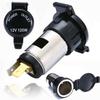 Car  Cigarette  Lighter, 12v Car Charger Female Seat, Waterproof Plastic Cover Power Outlet Receptacle Adapter For Car Marine Atv Rv