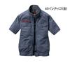 BURTLE Aircraft Fan-Equipped Workwear, Short Sleeve Blouson (Clothing Only), AC7146, Size 3L, 59 Olive Gray