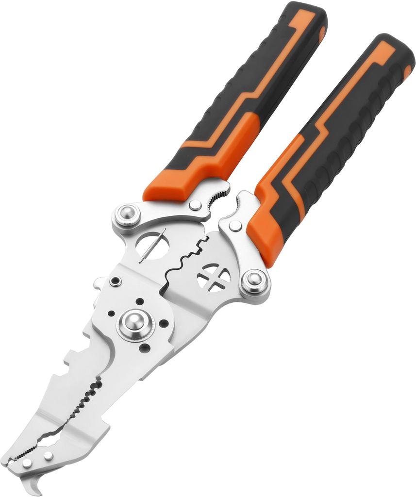 Multifunctional Folding Pliers, Cable Stripping Crimper KD12693