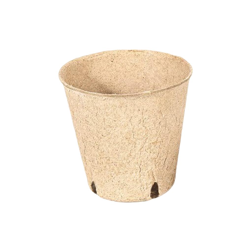 60x Thickened 8 × 8 Round Seedling Cups For Healthy Plant Growth Biodegradable Forseed Starter Pots