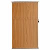 Vidaxl Garden Shed, Brown, 88X89X161 Cm, Galvanized Steel