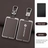 Zinc Alloy Leather Car NFC Card Remote Key Cover Case For Leapmotor C10 C11 C16 Protector Holder Shell Auto Kychain Accessories