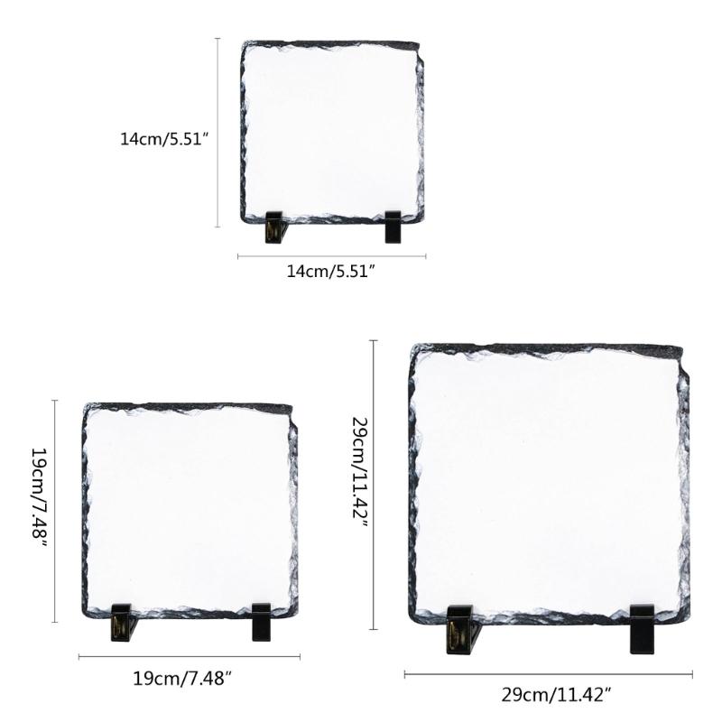 Memorial Frame with Display Holder Stand Sublimation Blank Photo Frames Unique Picture Frame for DIY Heat Transfer Print
