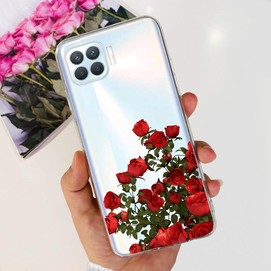 For OPPO Reno 4 Lite Case CPH2125 Phone Case Cute Cartoon Soft Silicone Back Cover For OPPO F17 Pro CPH2119 Coque A93 2020 Funda