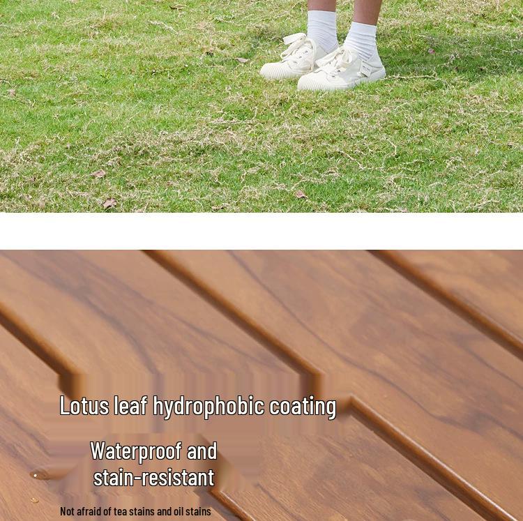 Tragbarer faltbarer Roll-up-Tisch aus Karbonstahl mit Stühlen für Camping im Freien, Gärten und Balkone