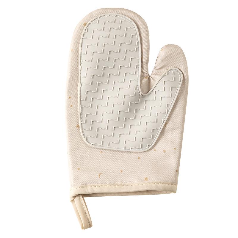 Mănuși de cuptor din silicon rezistent la căldură: Izolant, Anti-Opărire, pentru Bucătărie și Coacere