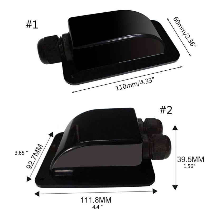 Durable Yacht for Camper Boat Junction Box Double/Single Hole Roof Cable Entry
