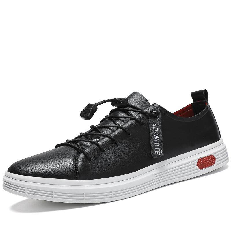 Fashion Fashion Brand Simple White Men's Leather Casual Shoes High-quality Brand Office Business Formal Shoes Men's Sports Oxford Shoes