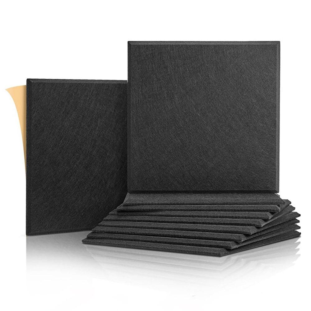 6 pieces/pack Self-Adhesive Sound-absorbing Foam DIY 3D Wall Decoration Board