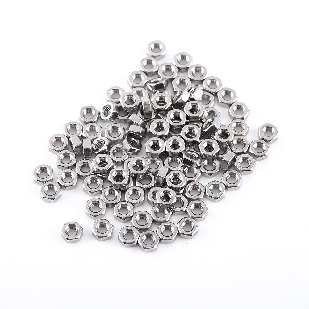 M4 A2 Stainless Steel Hex Socket Screws With Hex Nuts Assortment Fasteners( Head)
