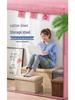 Cross-Border Cotton and Linen Folding Storage Stool: Dustproof Organizer for Shoes and Seating