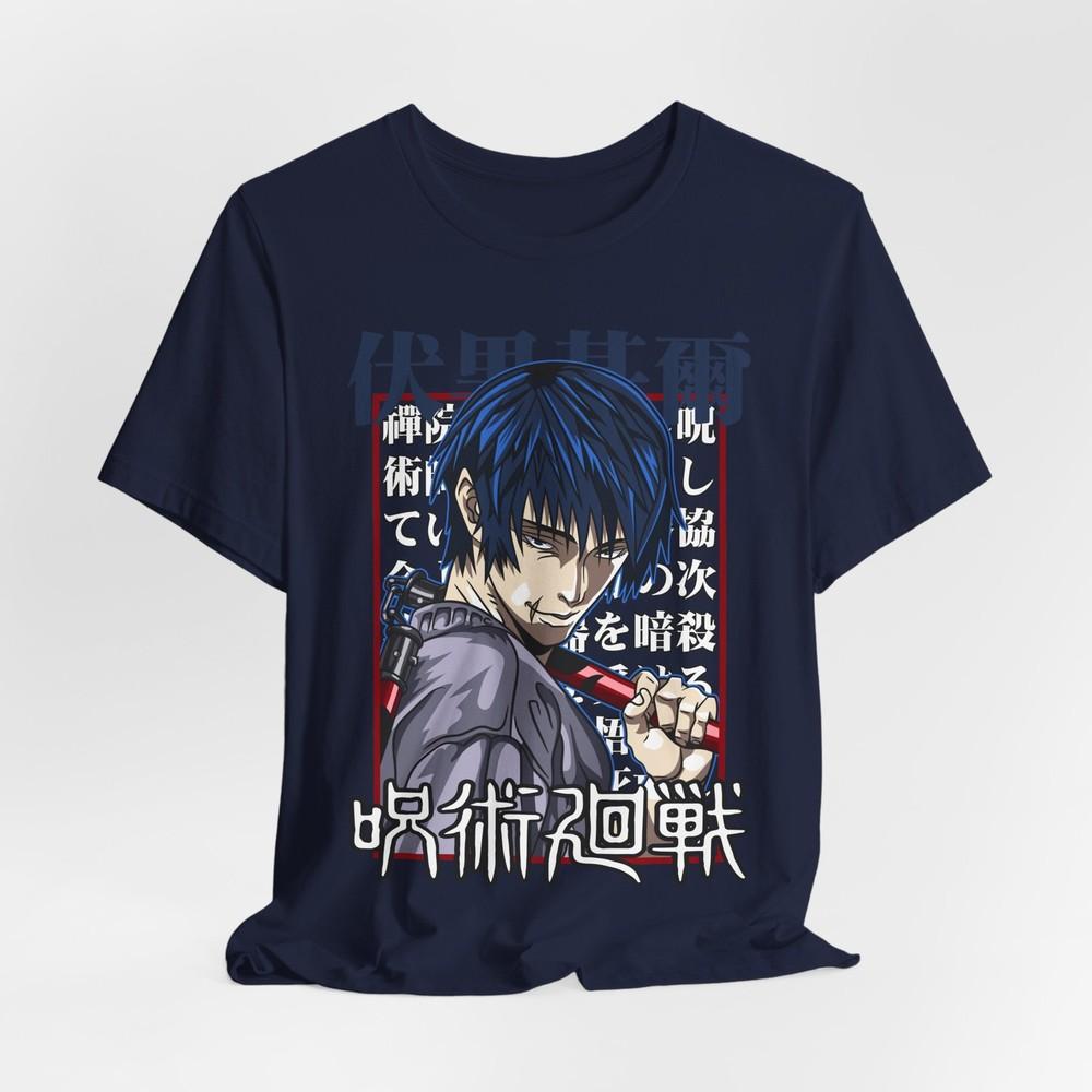 Toji Fushiguro Anime Graphic Unisex Jersey Tee with Graphic Design, Casual Wear