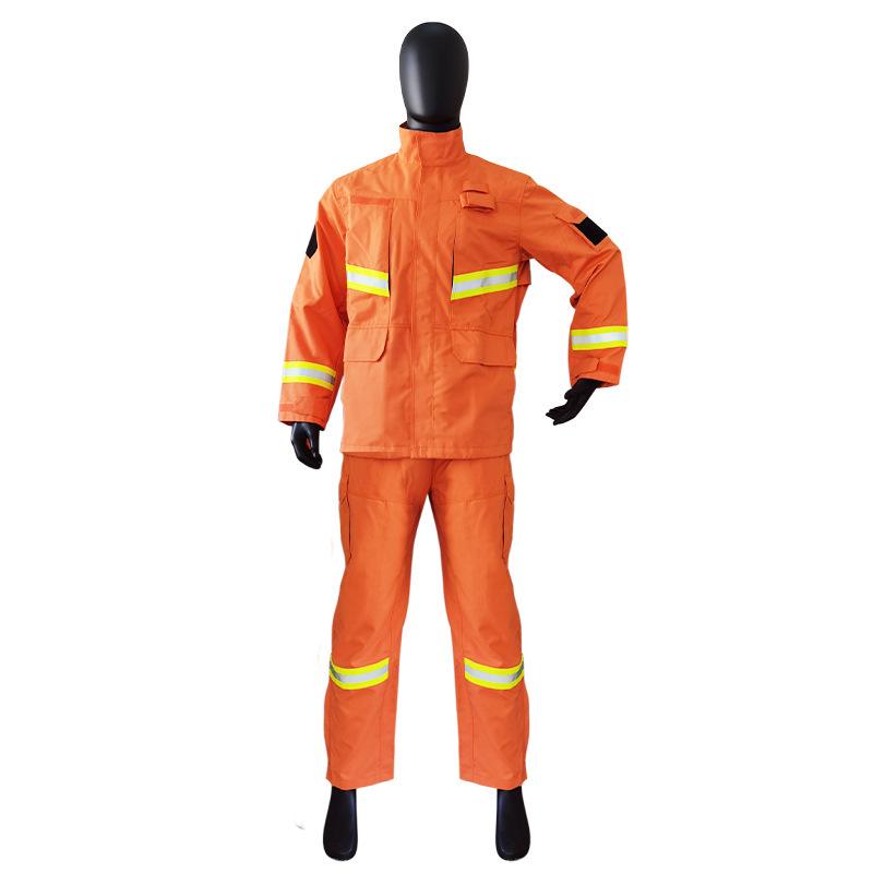 Aramid Forest Firefighting Suit: Flame-Resistant, Heat-Insulating Emergency Rescue Two-Piece Combat Gear