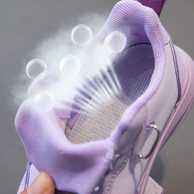 Girls' Sports Shoes, Anti-skate Shoes, Medium and Large Children's Soft-soled Running Shoes, Boys' Fashionable Casual Shoes