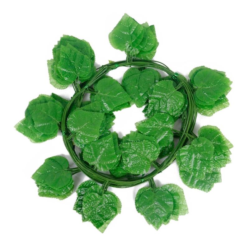 Silk Artificial Ivy Rattan Leaf Garland Plant Vine Home Wedding Bathroom Decoration Garden Festival Party Decor