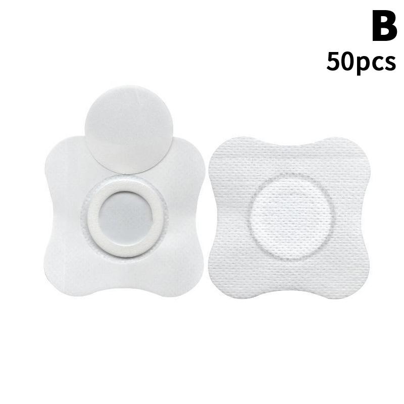 Disposable Castor Oil Belly Button Patch Self-Adhesive Navel Bandage Disposable Spunlace Cloth Castor Oil Patches Belly Sticker