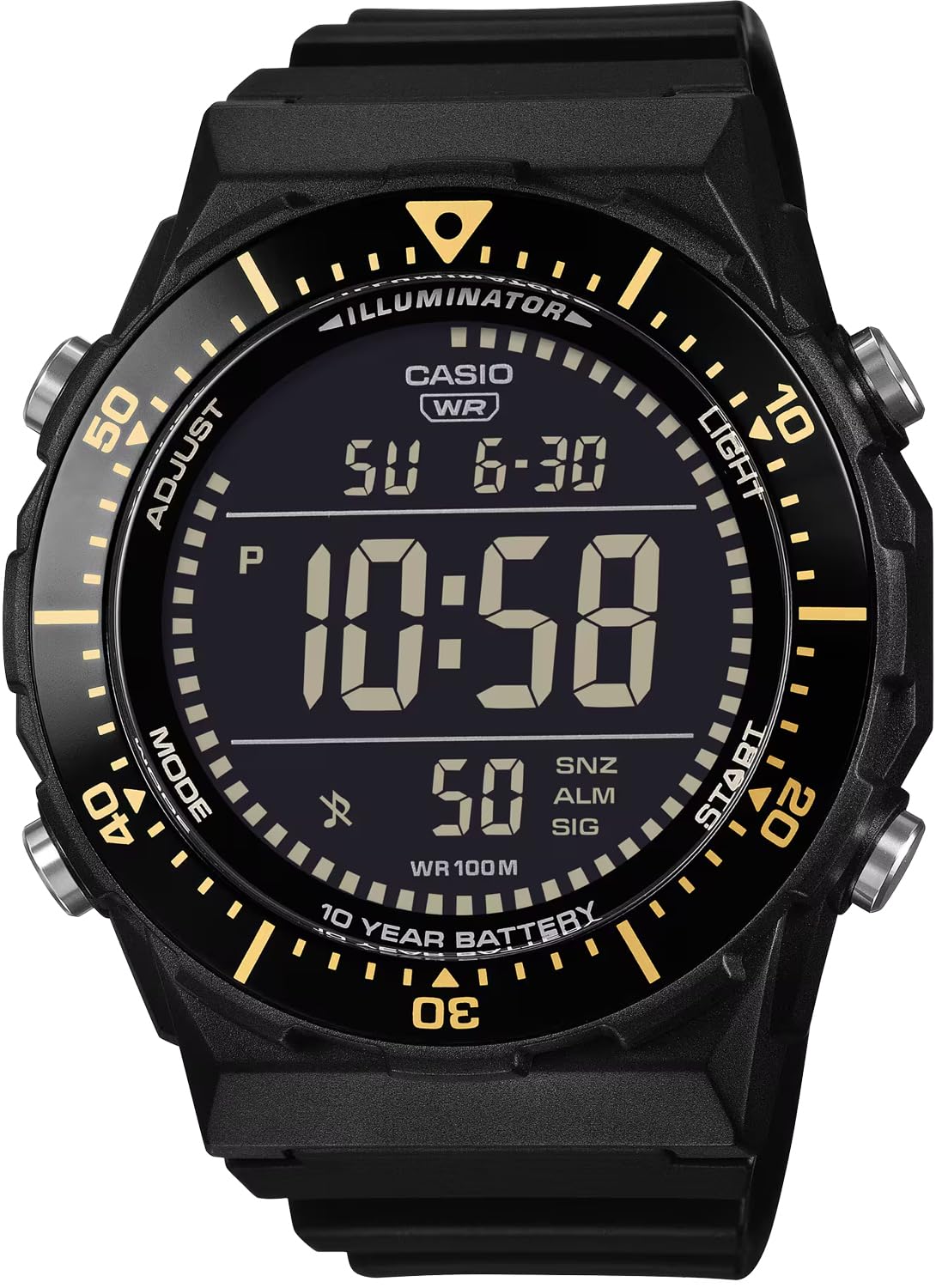 

[CASIO] CASIO Standard Digital Men s Watch AE-1700H-1BV Black Inverted LCD Overseas Model [Parall...