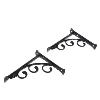 2 Pieces Triangular Shape Floating Shelf Brackets Invisible Shelf Support Right Angle Metal Wall Mounted Brackets
